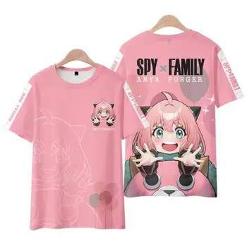 Футболка Spy X Family с 3D принтом, аниме Kawaii Для девочек и мальчиков, модная футболка в стиле Харадзюку, Детская футболка, Топ, одежда для взрослых