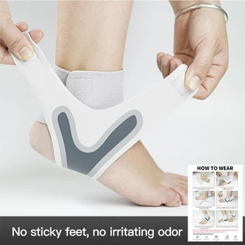 1 шт. Спортивный бандаж для поддержки голеностопного сустава, Компрессионный бандаж, 3D Эластичный дышащий Обезболивающий, Облегчающий растяжение связок, Защита от травм ног