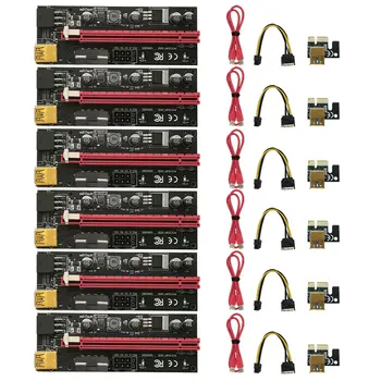 VER009S Plus PCI-E Riser Card 009S PCIE X1-X16 6Pin Мощность 60 см USB 3,0 Кабель Для видеокарты GPU Mining Dropship