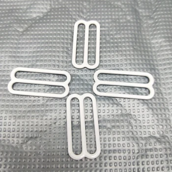 Металлический бюстгальтер с нейлоновым покрытием, регулируемые пряжки, 25 мм, белый 8 бюстгальтеров, нижнее белье, металлическая и пластиковая пряжка, застежка для бюстгальтера
